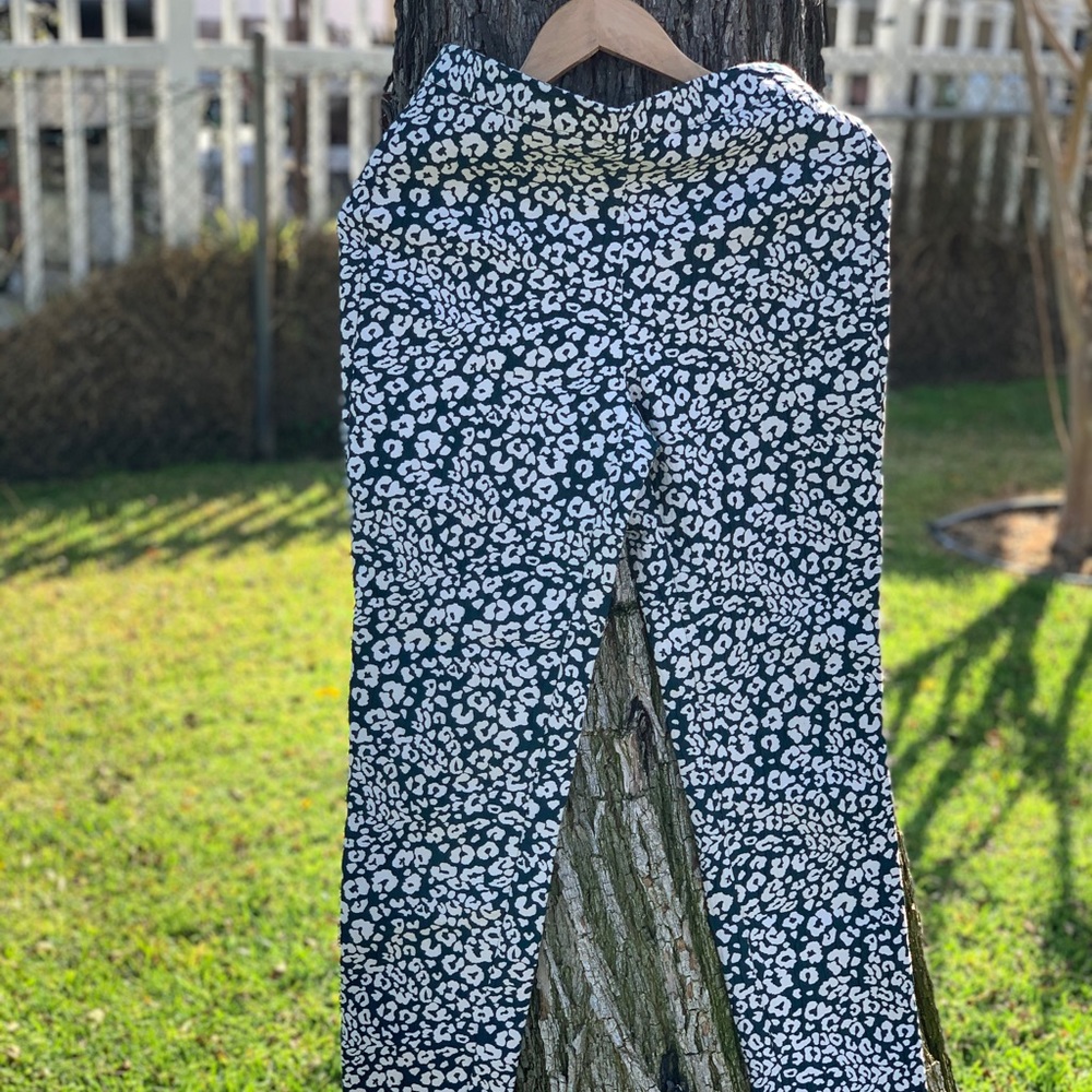 ZARA Basic Floral Pants